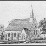 Stone Chapel Drawing 1872 Stone Chapel Drawing 1872